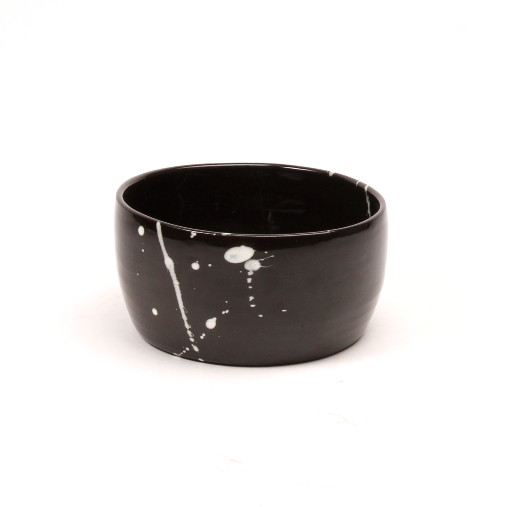 Small Black White Bowl